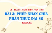 Khái niệm phân thức nghịch đảo là gì, Cách nhân, chia hai phân thức đại số? Toán 8 bài 3 c2cd1